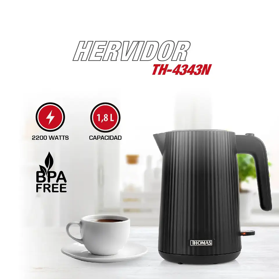 Hervidor De Agua Thomas Th-4343N 7