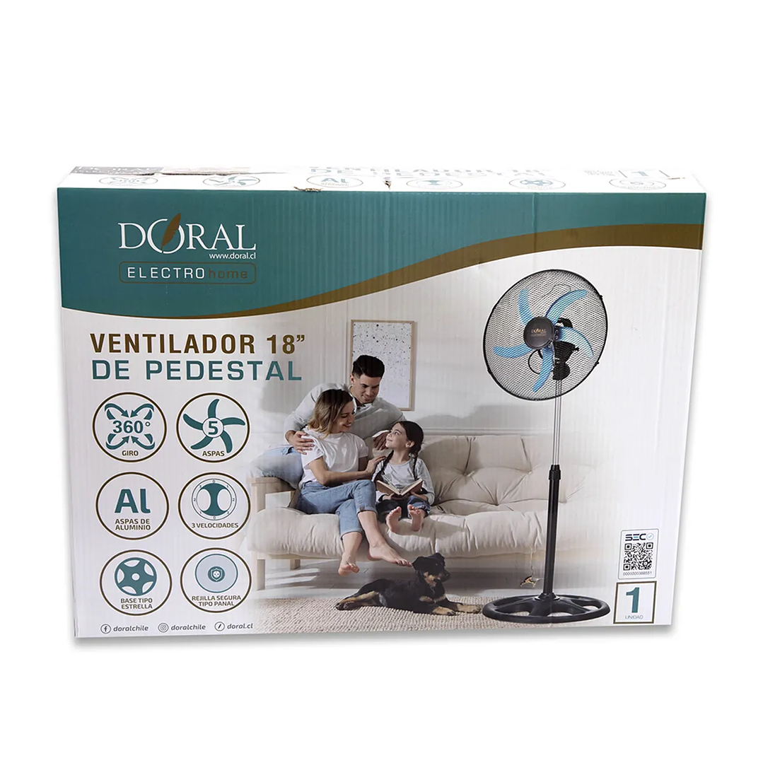 VENTILADOR PEDESTAL 18
