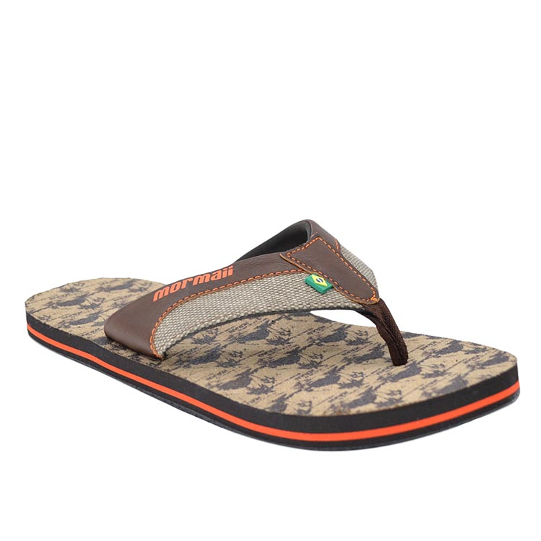 SANDALIA HOMBRE COLOR CAFE ZMM231B 1