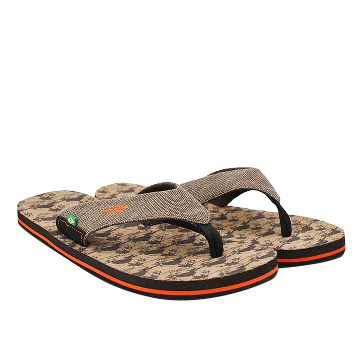 SANDALIA HOMBRE COLOR CAFE ZMM231B 4