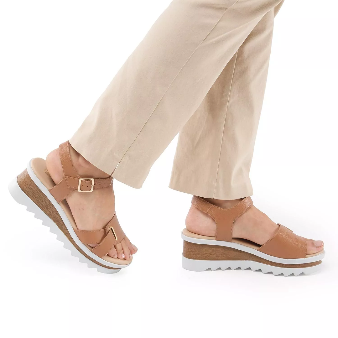 SANDALIA MUJER COLOR CAMEL 660366 3