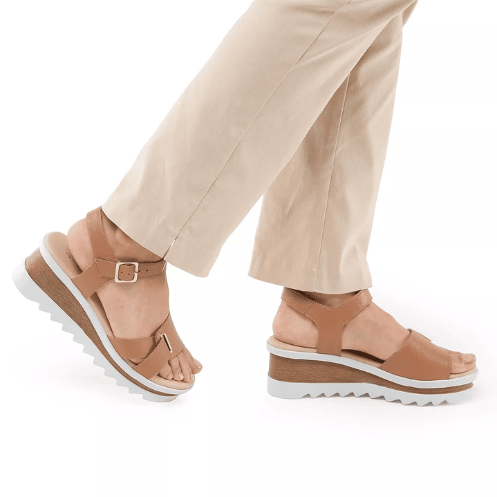 SANDALIA MUJER COLOR CAMEL 660366 3