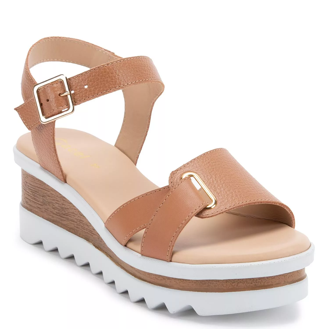 SANDALIA MUJER COLOR CAMEL 660366 1