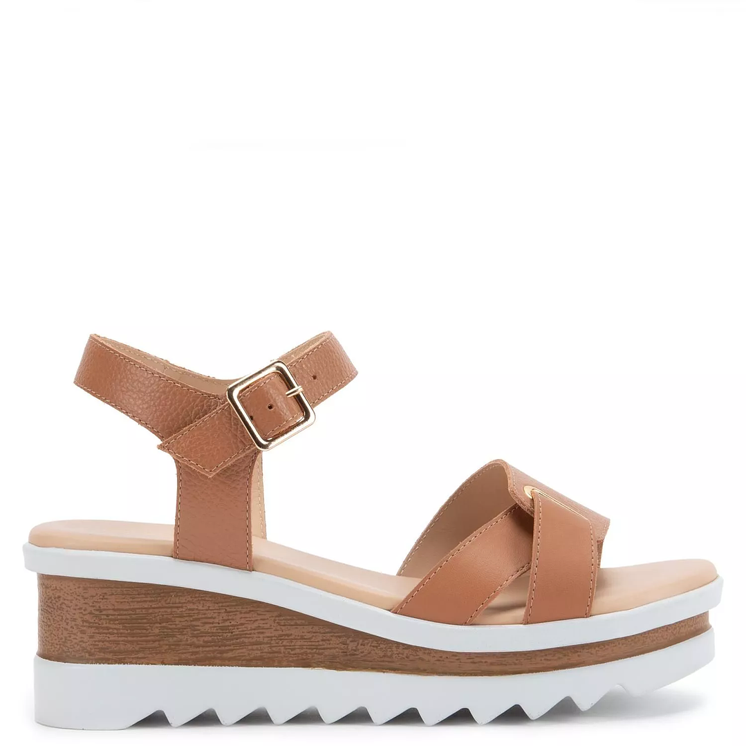 SANDALIA MUJER COLOR CAMEL 660366 4