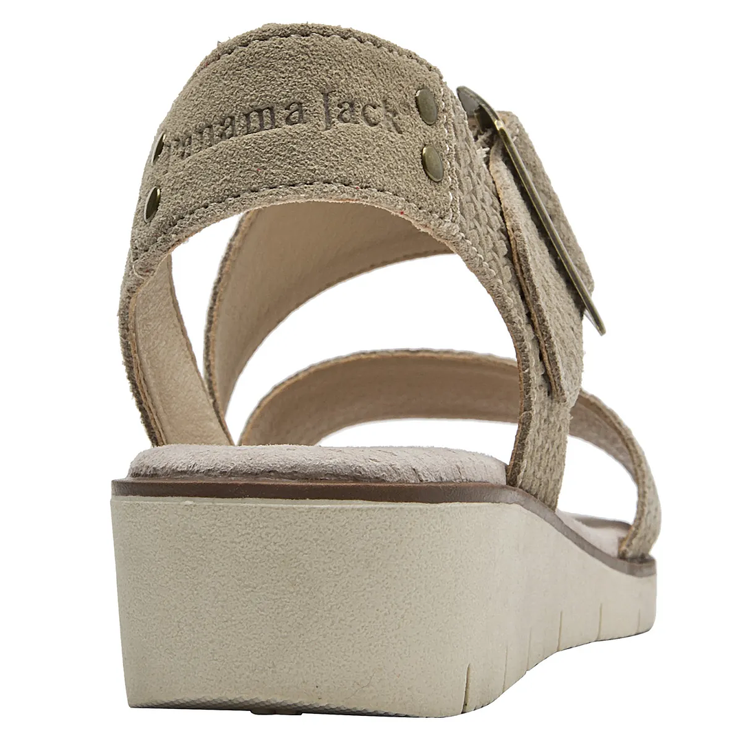 SANDALIA MUJER COLOR BEIGE PJM0118 4