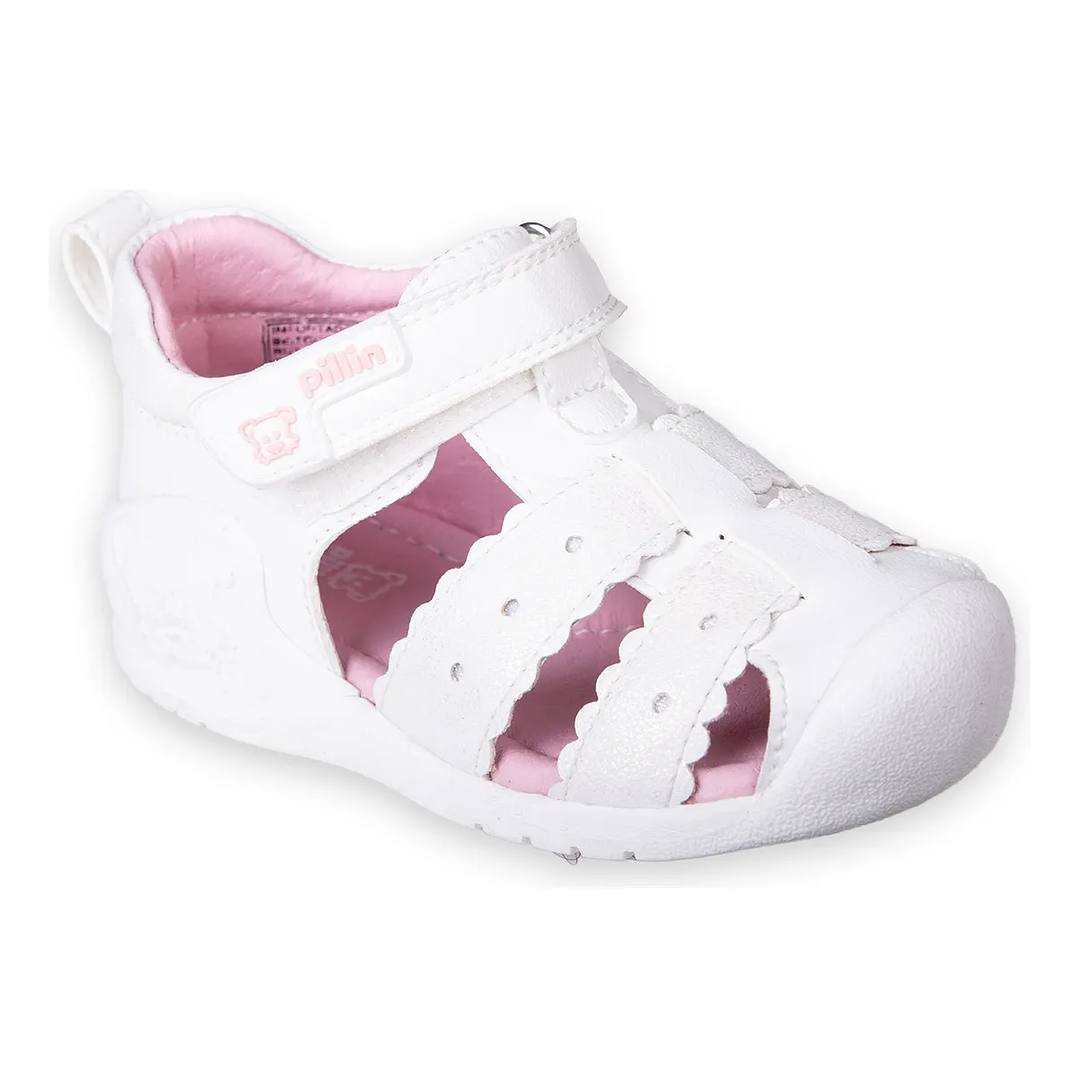 SANDALIA NIÑA COLOR BLANCO PZC201-25 2