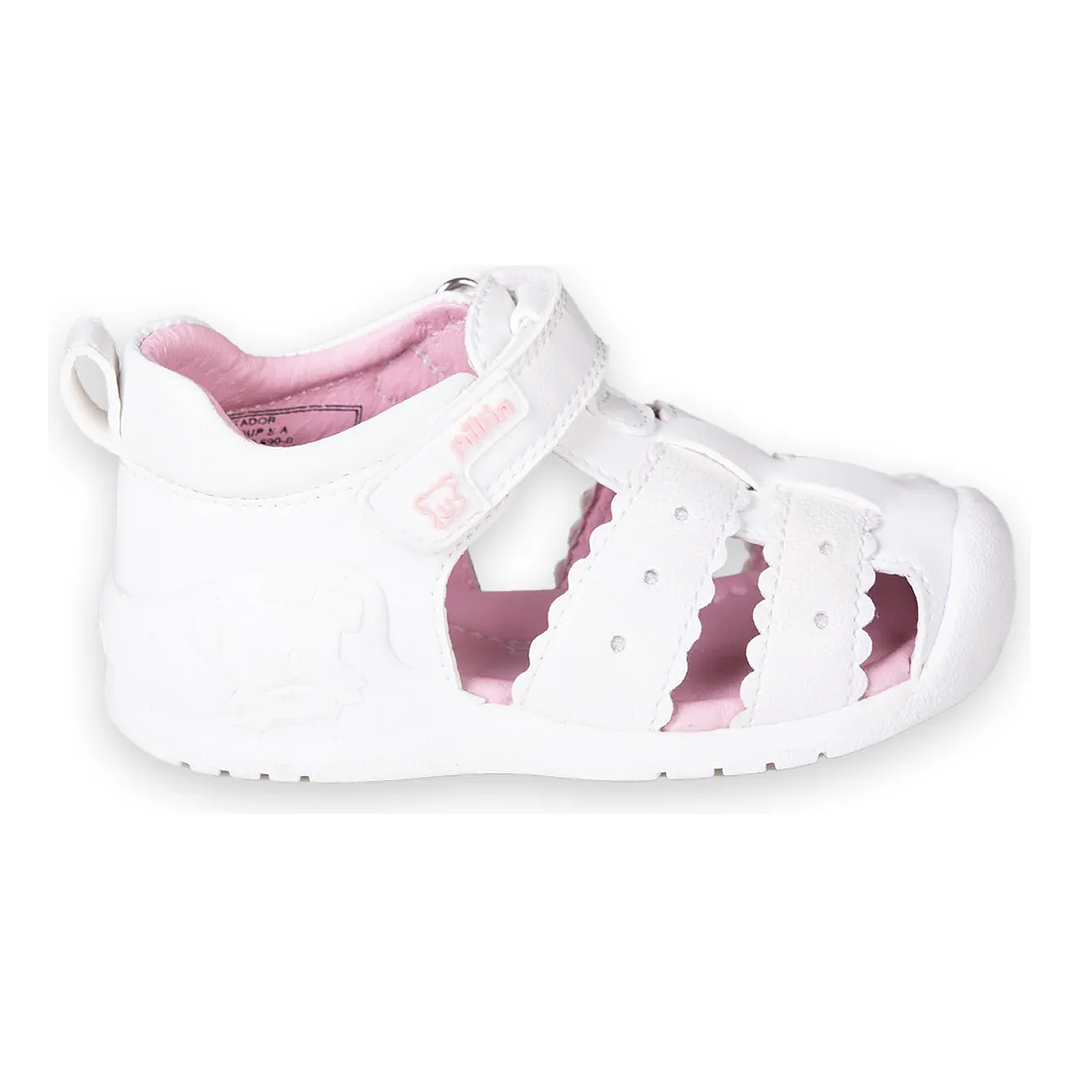 SANDALIA NIÑA COLOR BLANCO PZC201-25 3