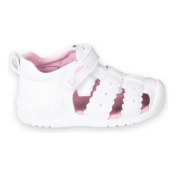 SANDALIA NIÑA COLOR BLANCO PZC201-25 3