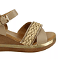 SANDALIA MUJER COLOR CAMEL 2447XD - Miniatura 3