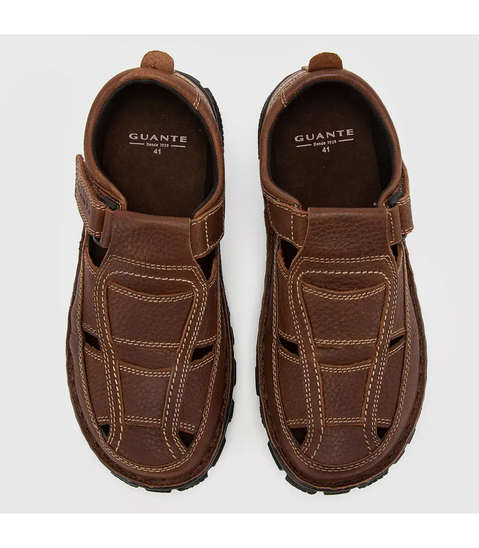 SANDALIA HOMBRE COLOR CHOCOLATE 33806-2705 5