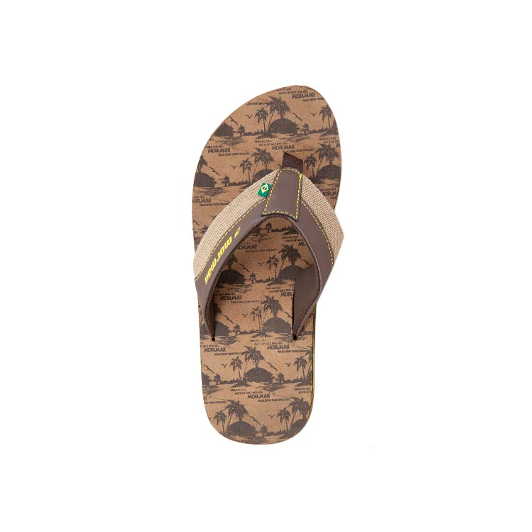 SANDALIA HOMBRE COLOR CAFE ZMM231A 3