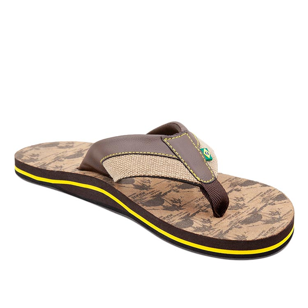 SANDALIA HOMBRE COLOR CAFE ZMM231A 2