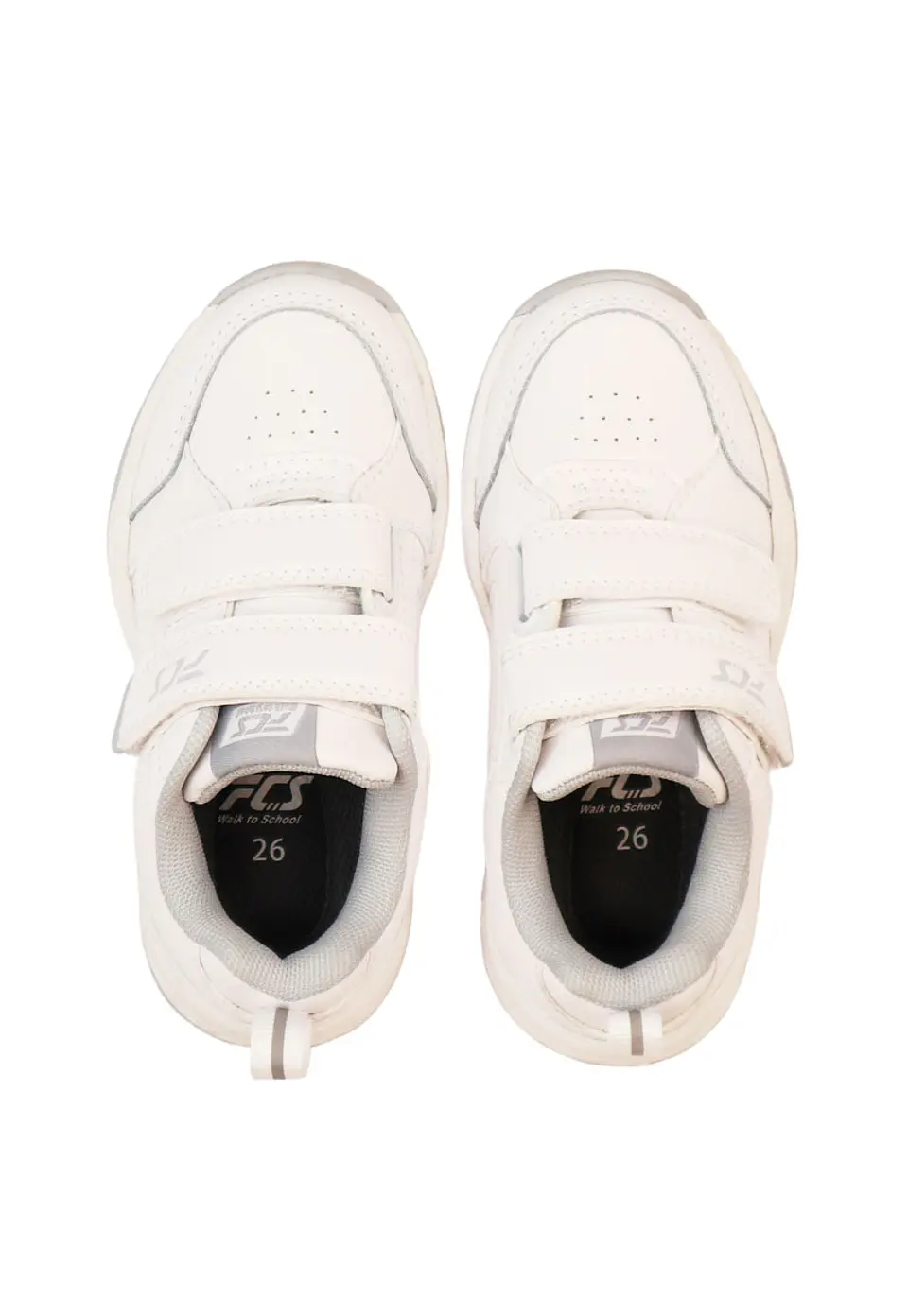 Zapatilla (No Ps) Colegio Ficcus Colegio 2620917 Blanco-Gris  3