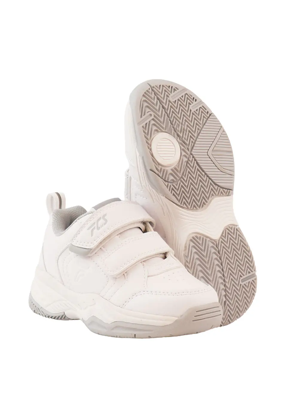 Zapatilla (No Ps) Colegio Ficcus Colegio 2620917 Blanco-Gris  4