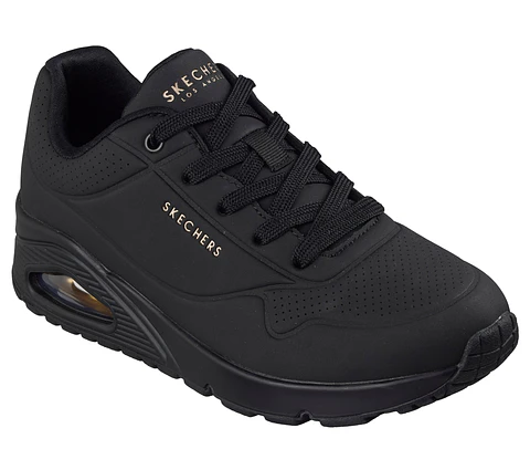 ZAPATILLA AIRE (MU) UNO CASUAL SKECHERS 73690-BBK NEGRO 35