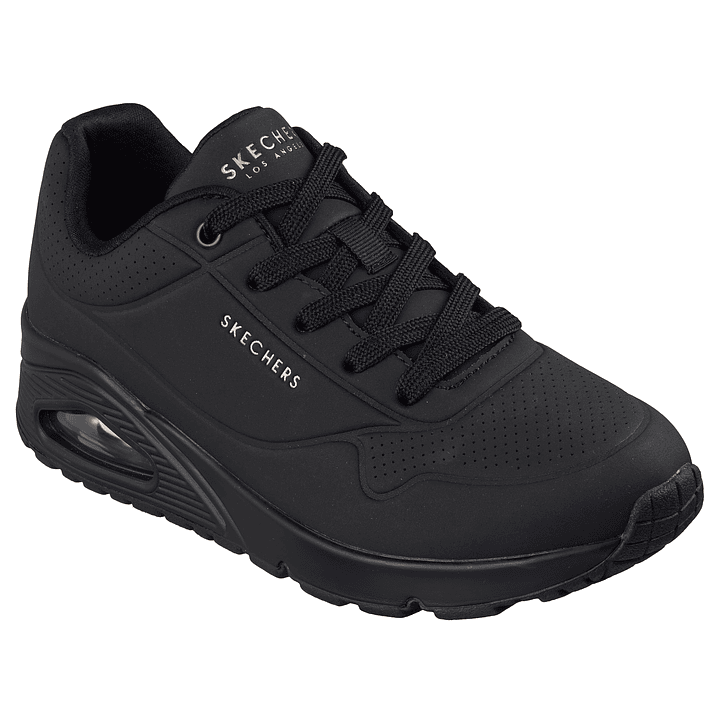 ZAPATILLA AIRE (MU) UNO CASUAL SKECHERS 73690-BBK NEGRO 35 1