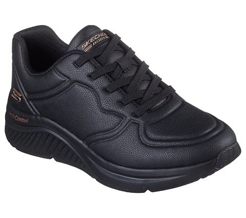 ZAPATILLA (MU) BOBS ARCH COMFORT B SWEET COLEGIO SKECHERS 117560-BBK NEGRO 35