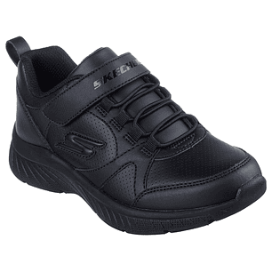 ZAPATILLA (NA PS) MICROSPEC PLUS COLEGIO SKECHERS 302635L-BBK NEGRO 26