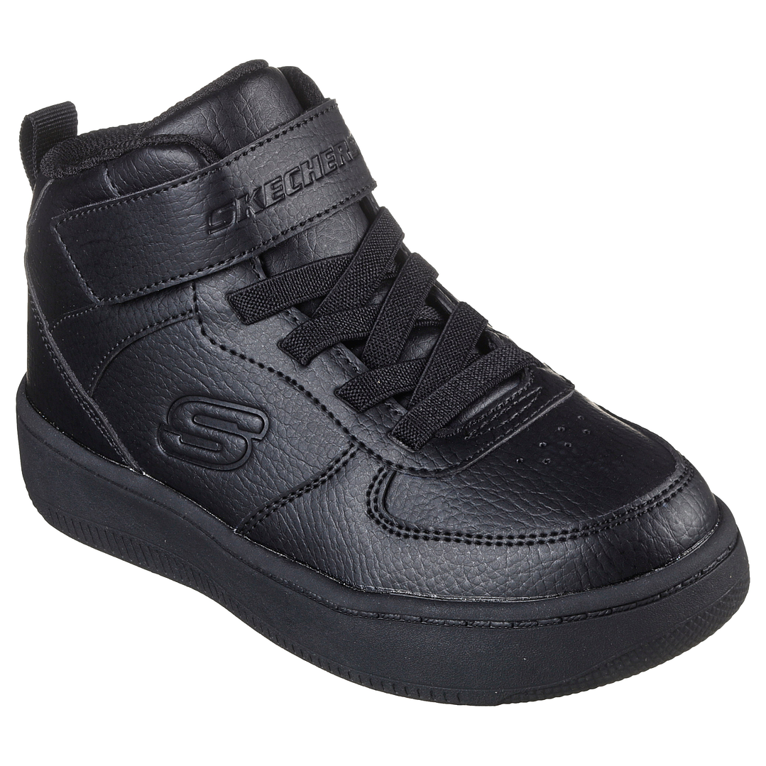 ZAPATILLA C/CAÑA (NO PS) SPORT COURT 92 COLEGIO SKECHERS 405706L-BBK NEGRO 26 1