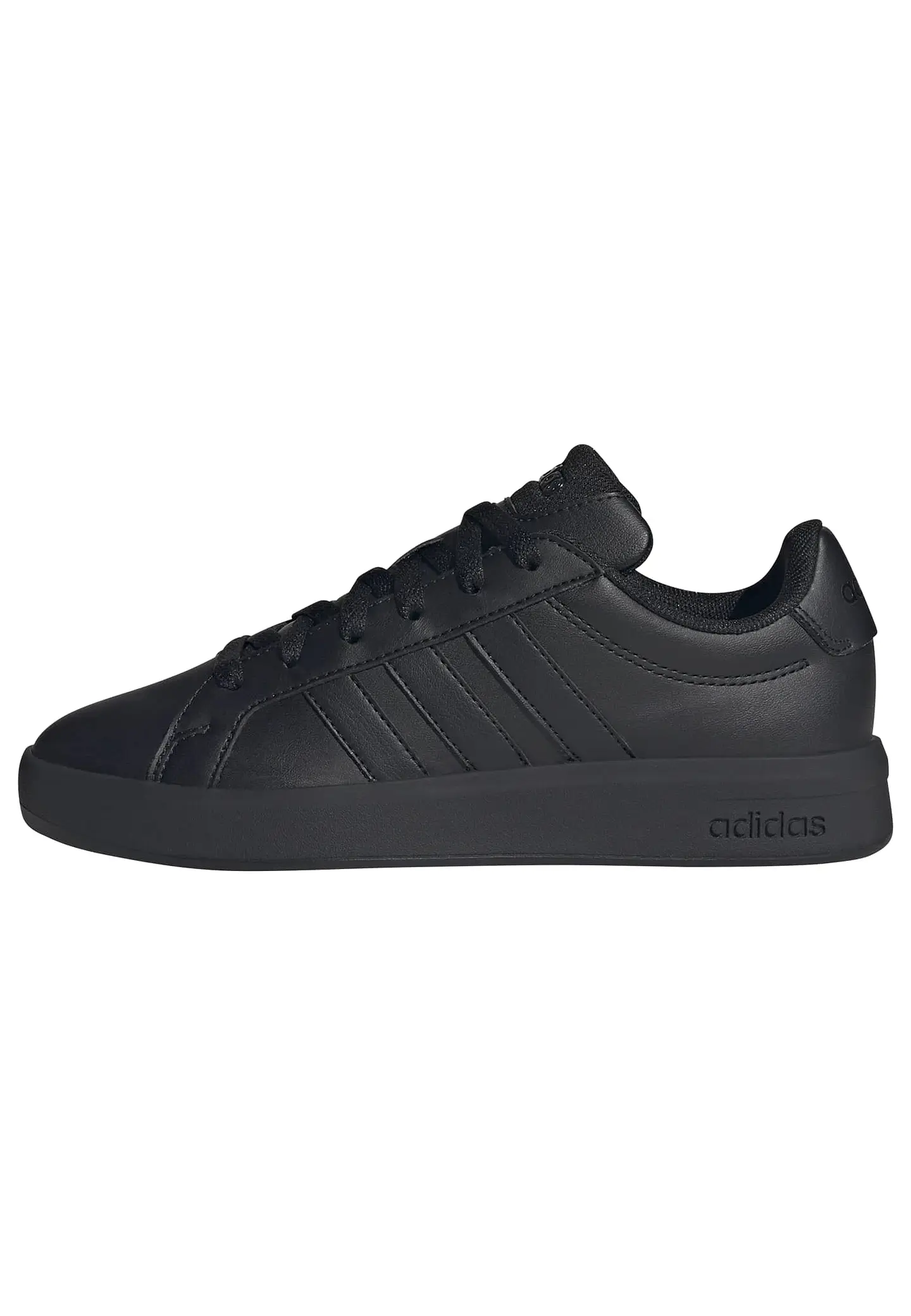 Zapatilla (Lo) Grand Court 3.0 J Casual Adidas Kk3791 Negro  1