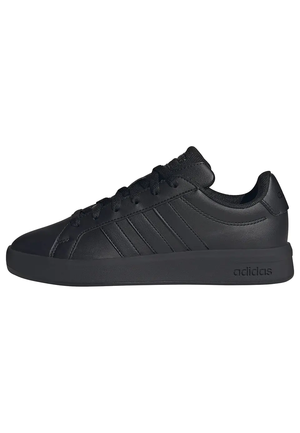 Zapatilla (Lo) Grand Court 3.0 J Casual Adidas Kk3791 Negro  1
