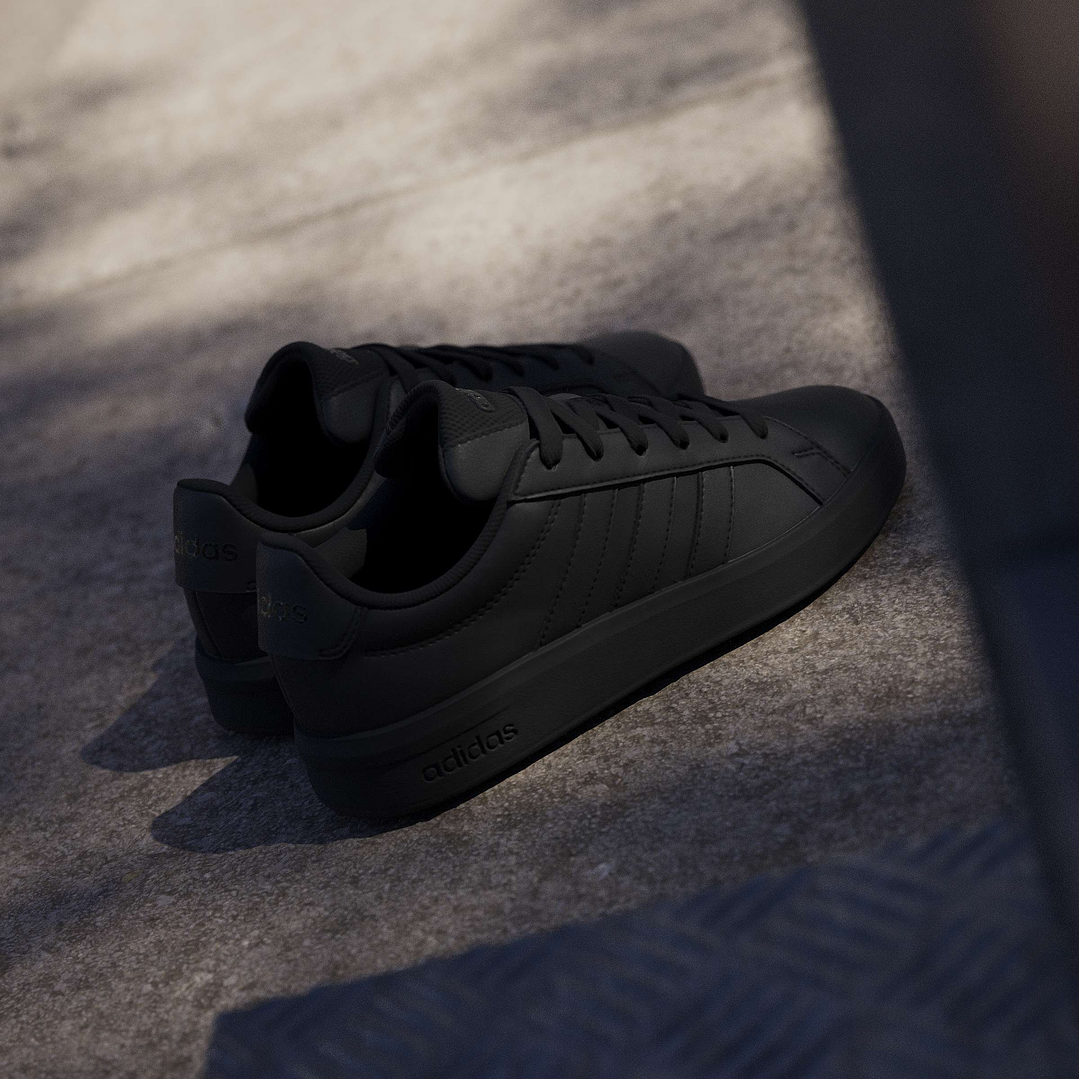 ZAPATILLA (LO) GRAND COURT 3.0 J CASUAL ADIDAS KK3791 NEGRO  8