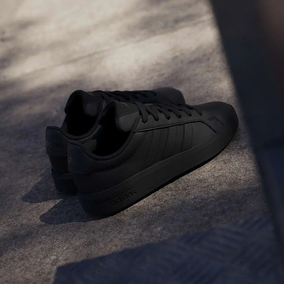 Zapatilla (Lo) Grand Court 3.0 J Casual Adidas Kk3791 Negro  8