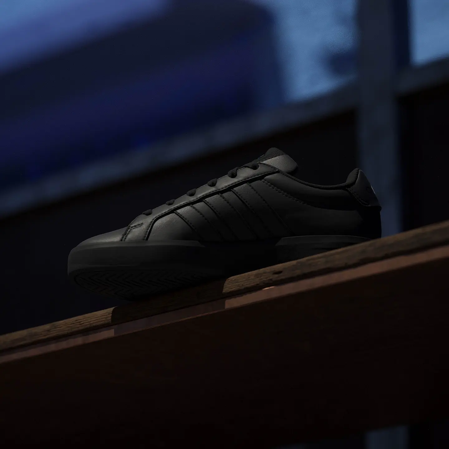 Zapatilla (Lo) Grand Court 3.0 J Casual Adidas Kk3791 Negro  9