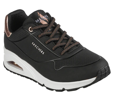 ZAPATILLA AIRE (MU) UNO CASUAL MODA SKECHERS 155196-BLK BLACK 