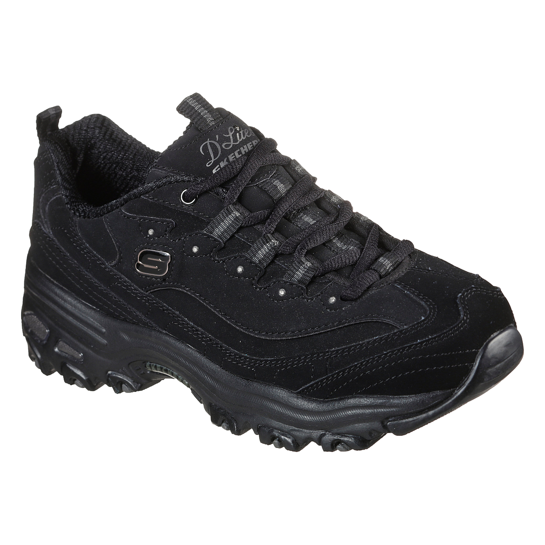 ZAPATILLA MODA (MU) D'LITES CASUAL SKECHERS 11949-BBK NEGRO  1