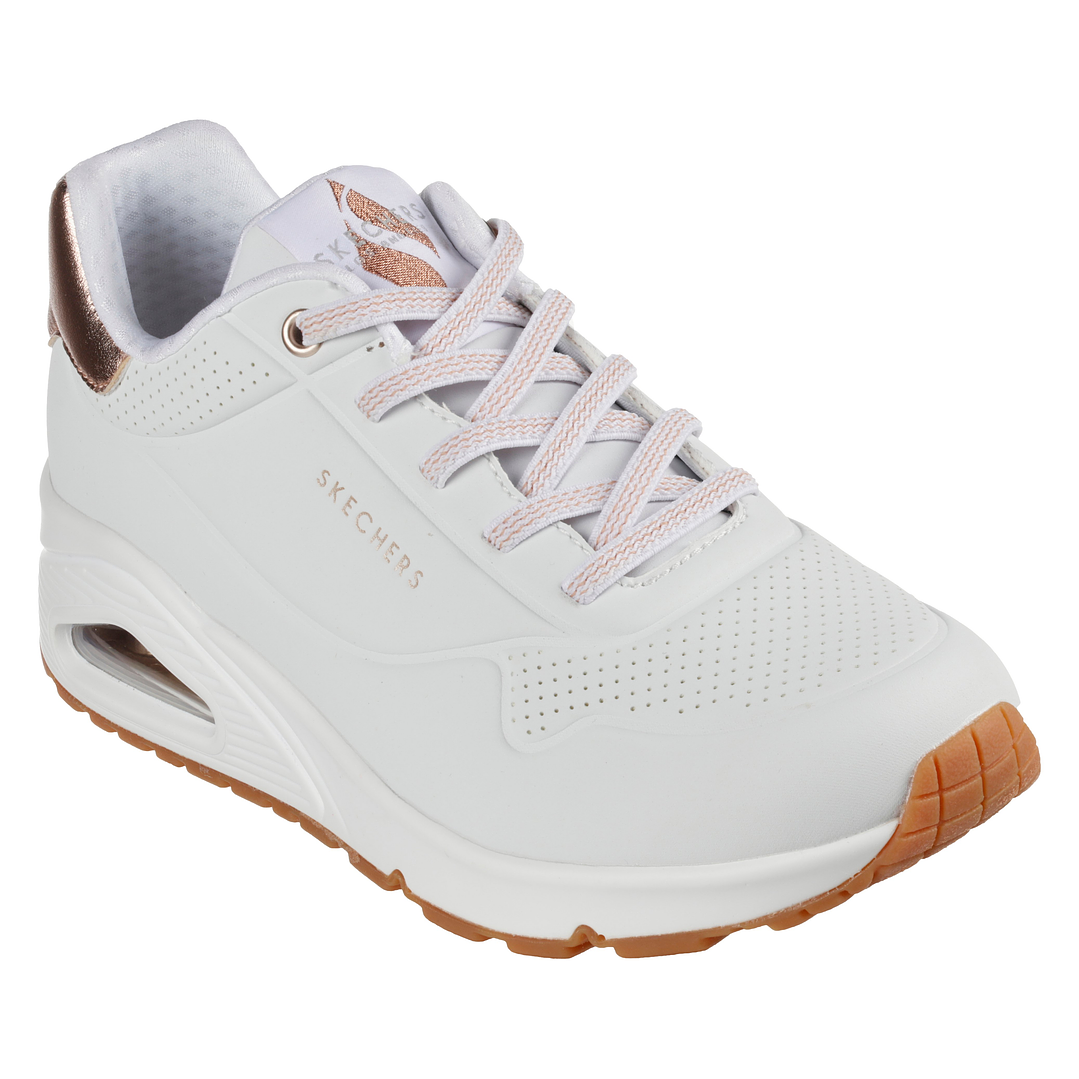ZAPATILLA AIRE (MU) UNO CASUAL MODA SKECHERS 155196-WHT BLANCO  1