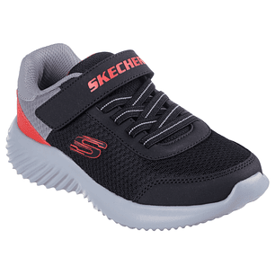 ZAPATILLA (NO PS) BOUNDER CASUAL SKECHERS 403908L-BKRD NEGRO-GRIS 