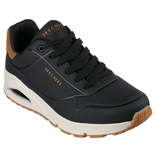 ZAPATILLA (HO) UNO URBANO SKECHERS 183004-BLK NEGRO 