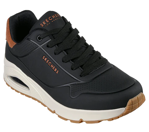 ZAPATILLA (HO) UNO URBANO SKECHERS 183004-BLK NEGRO 