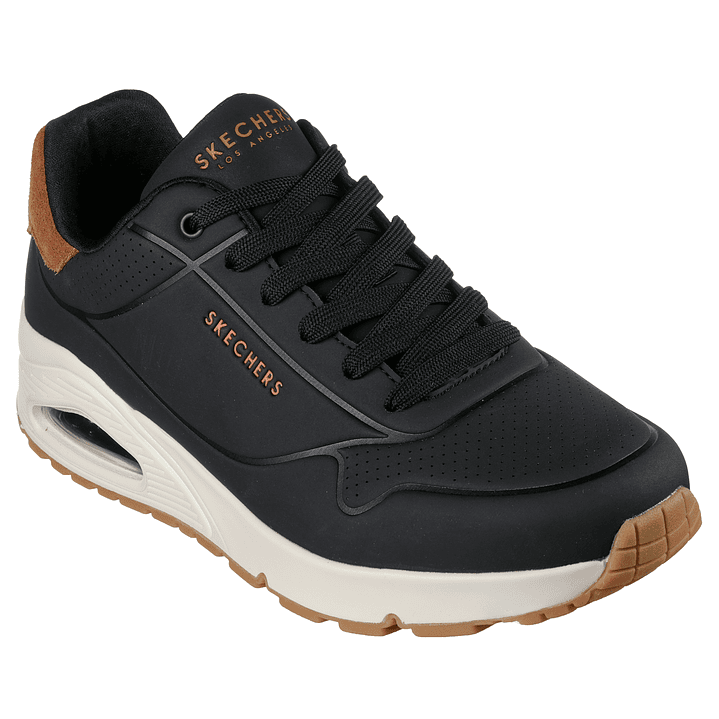 ZAPATILLA (HO) UNO URBANO SKECHERS 183004-BLK NEGRO  1