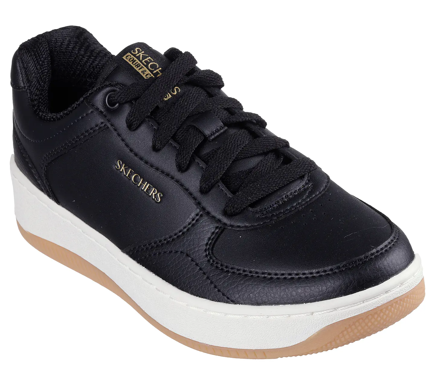 Zapatilla (Mu) Sport Court 2.0 Urbana Skechers 185160-Blk Negro  1