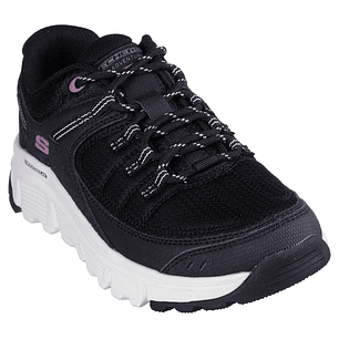 ZAPATILLA (MU) SUMMITS AT OUTDOOR SKECHERS 180271-BLK NEGRO 