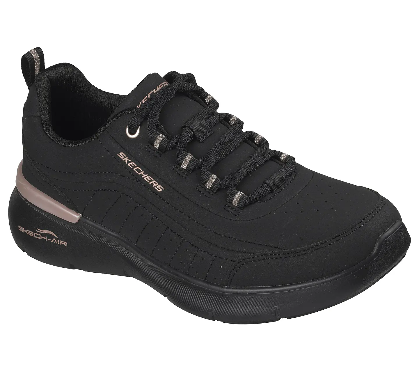 Zapatilla (Mu) Skech-Air Dynamight 2.0 Casual Skechers 150373-Bkrg Negro  1