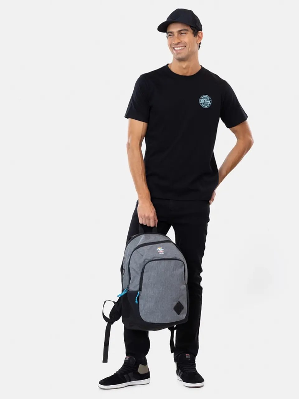 Mochila (Ho) Lisa Ripcurl 6Am103-Mc Gris Melange S/T 4