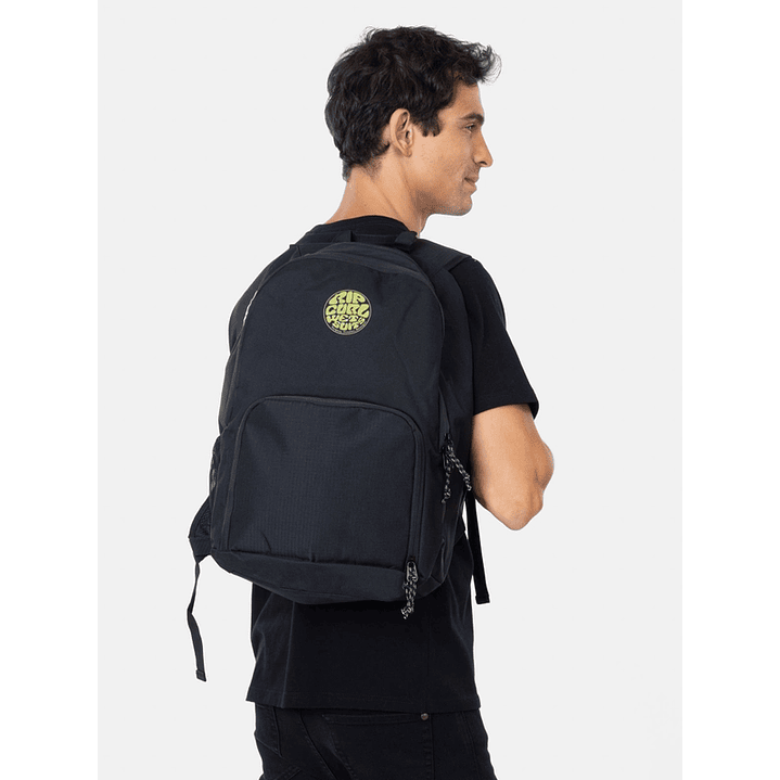MOCHILA (HO) LISA RIPCURL 6AM104-MC NEGRO S/T 3