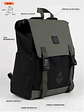 Mochila (Ho) 20 Lt. Maui And Sons 5Am185-Mc26 Verde-Negro S/T - Miniatura 1