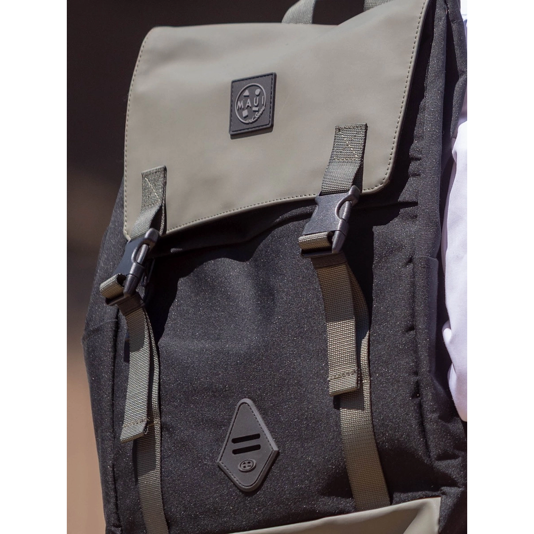 MOCHILA (HO) 20 LT. MAUI AND SONS 5AM185-MC26 VERDE-NEGRO S/T 6