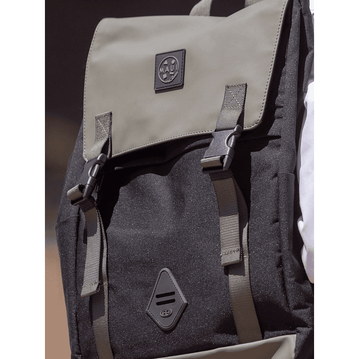 MOCHILA (HO) 20 LT. MAUI AND SONS 5AM185-MC26 VERDE-NEGRO S/T 6