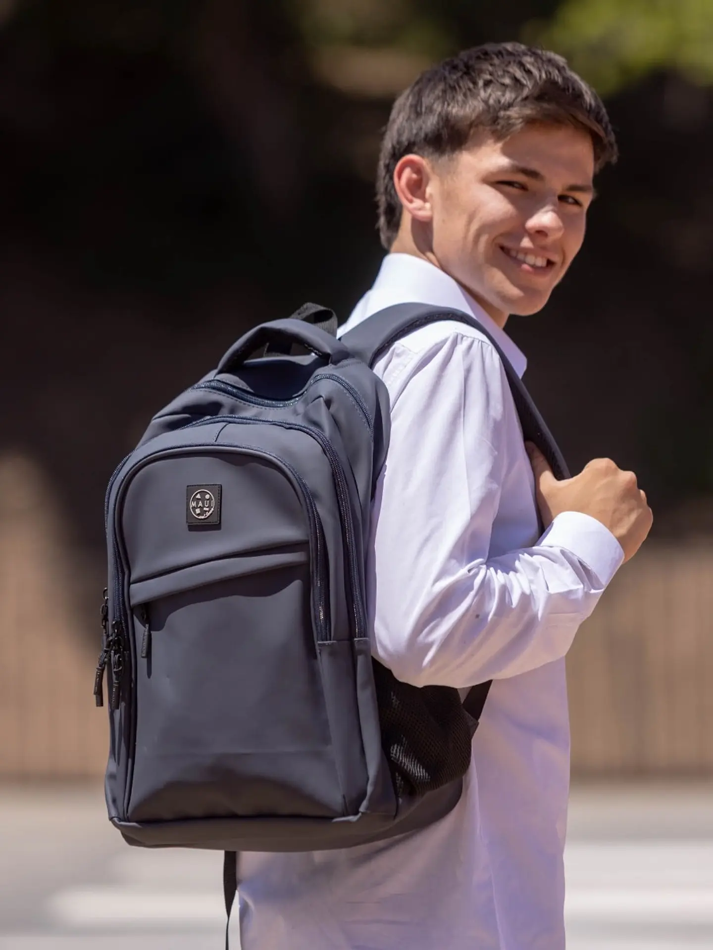 Mochila (Ho) 28 Lt. Colegio Maui And Sons 5Am176-Mc26 Navy S/T 4
