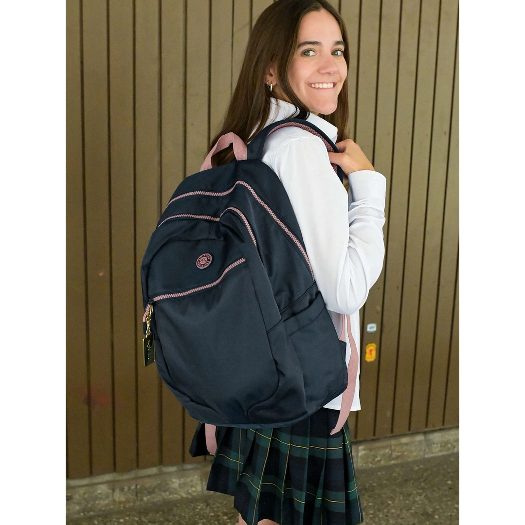 MOCHILA (MU) 20 LT. MAUI AND SONS 5AM189-WC26 AZUL-ROSADO S/T 7