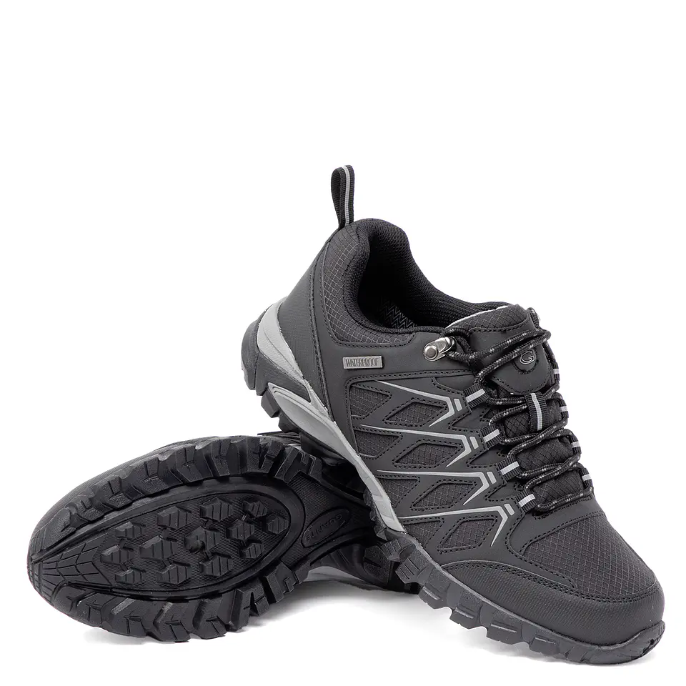 Zapatillas (Ho) Villarrica Outdoor Guante 35568-348 Negro-Gris 39 1