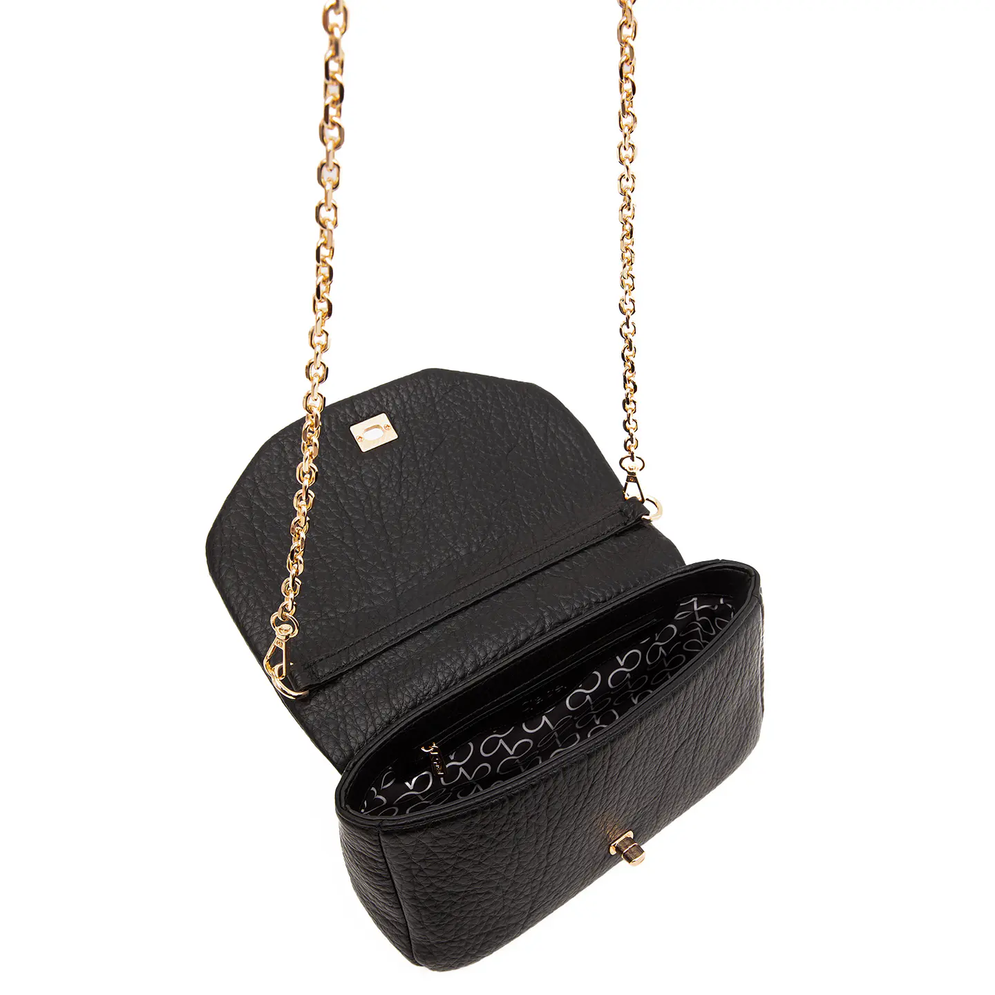 Bandolera (Mu) Graneado Pequeña Gacel Car3491 Negro S/T 5