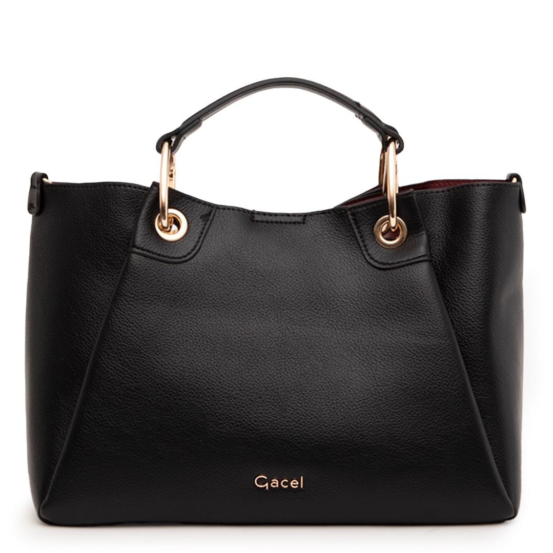 CARTERA (MU) DOS ASAS MEDIANA GACEL CAR3485 NEGRO S/T 3