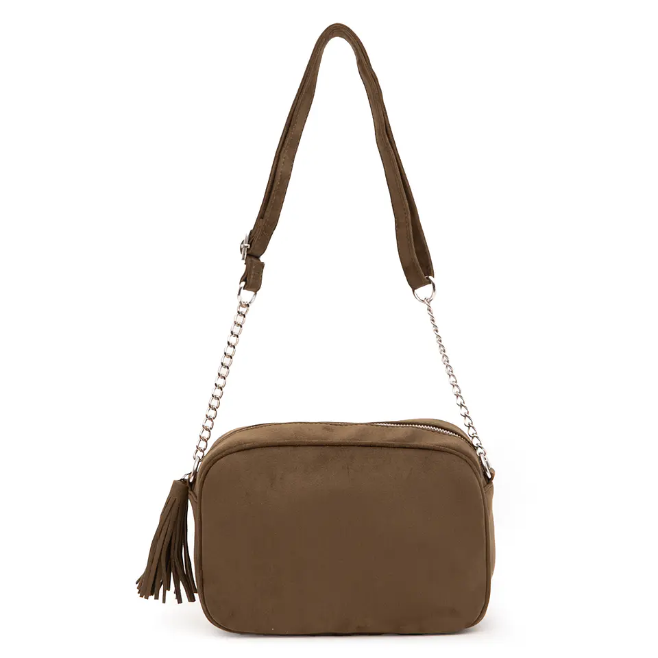Bandolera (Mu) Suede Grande Gacel Car3479 Oliva S/T 3