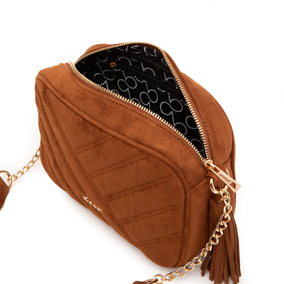 Bandolera (Mu) Suede Grande Gacel Car3478 Tostado S/T 4